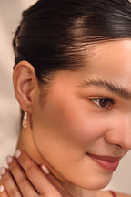 Ivory Sculpt Hoops