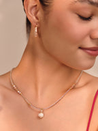 Pearl Glow Beaded Necklace