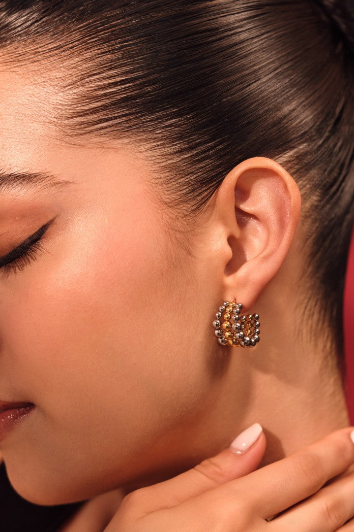 Celeste Dome Studs