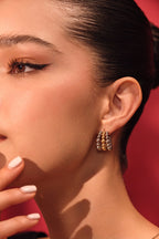 Celeste Dome Studs