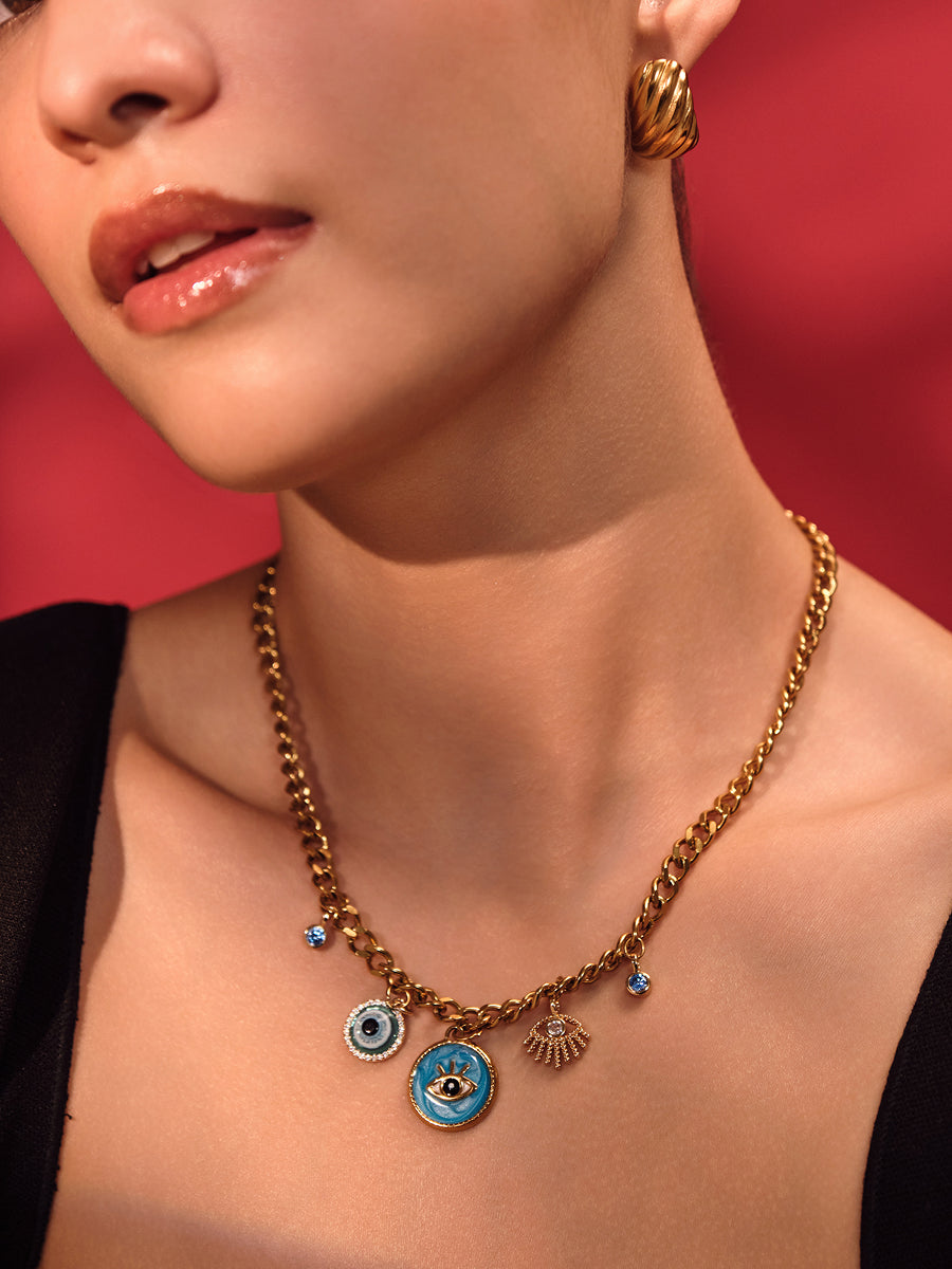 Evil Eye Charm Necklace