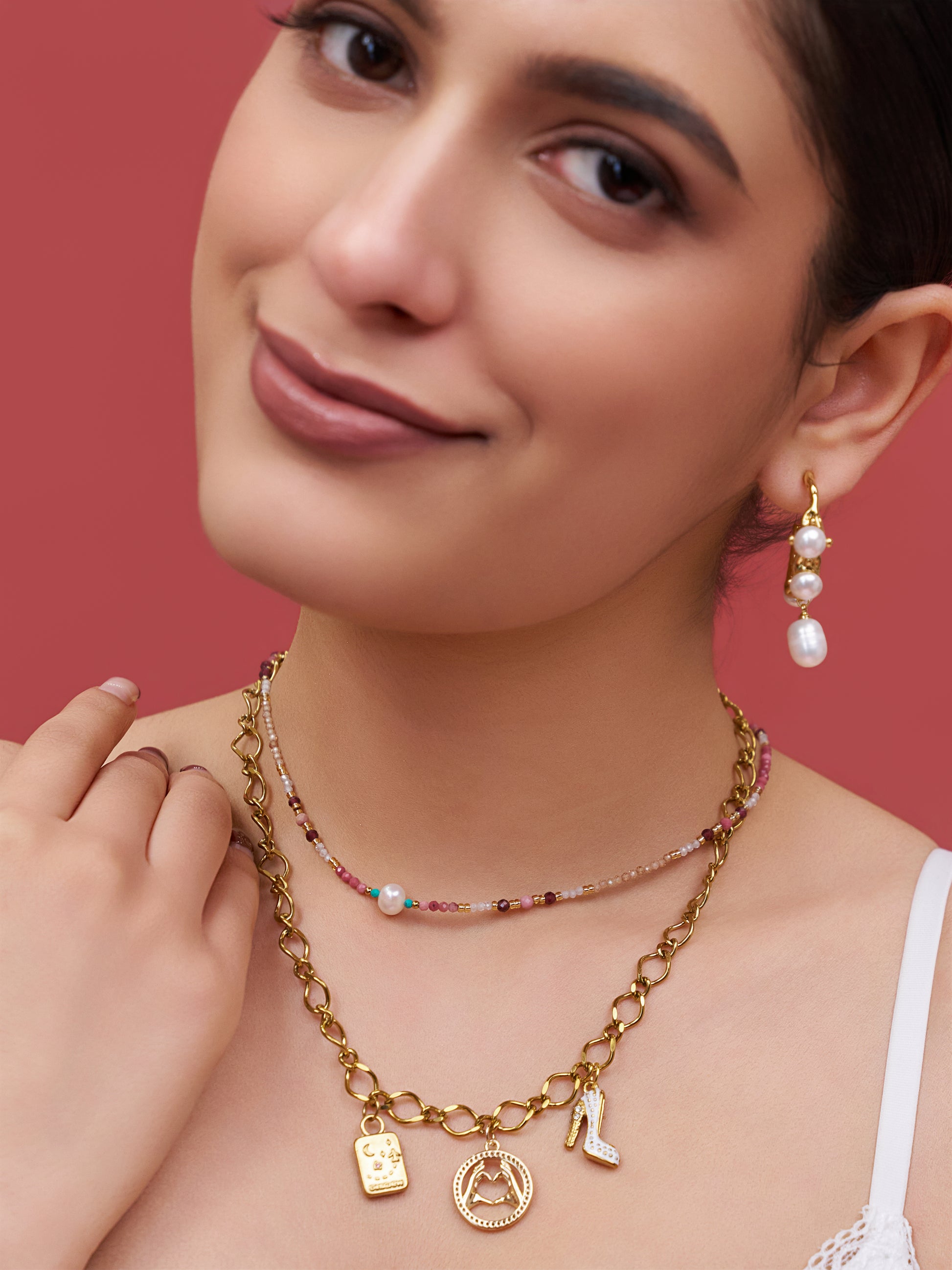 Vogue Vibes Charm Necklace