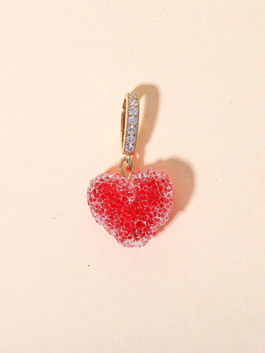 Crystal Heart Charm