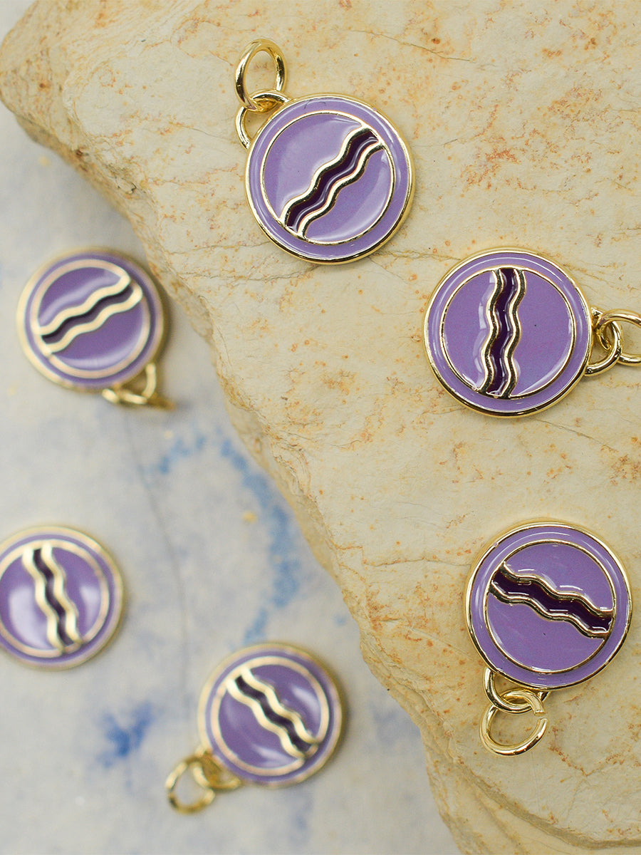 Lavender Wave Charm