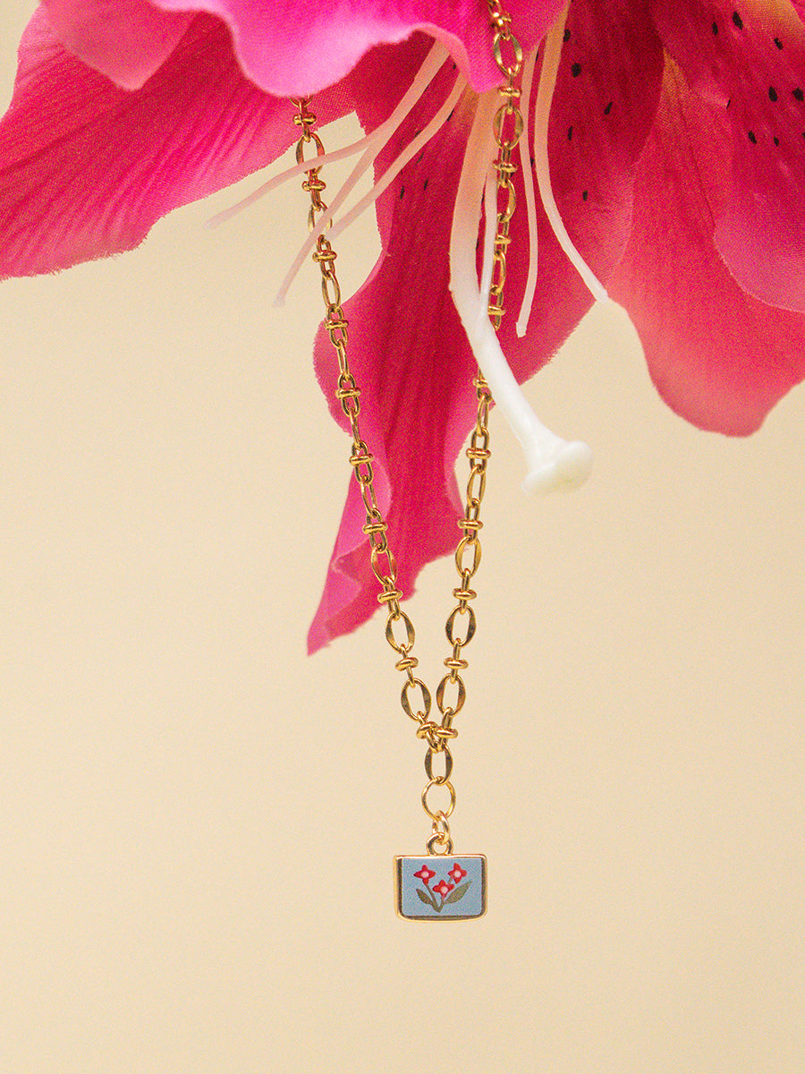 Twin Blossom Charm