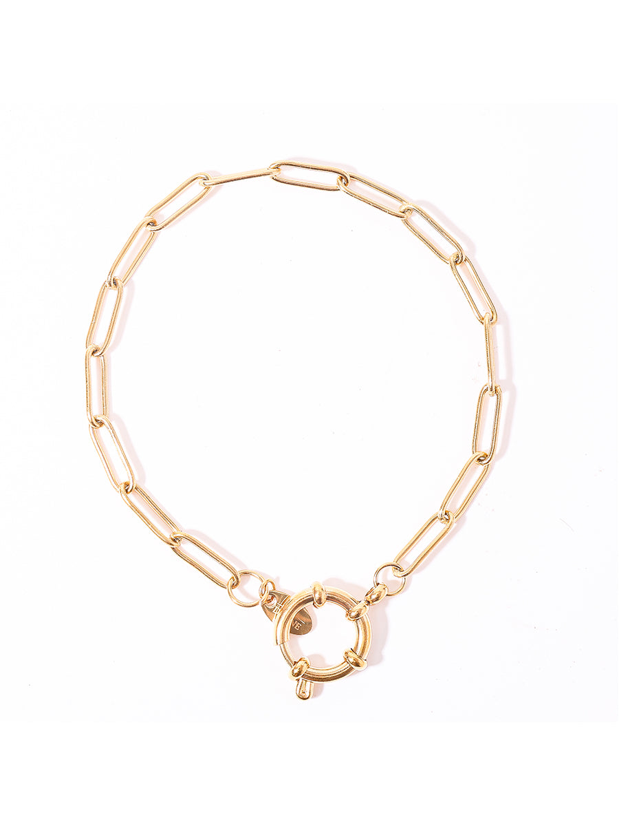 Golden Link Chain Bracelet