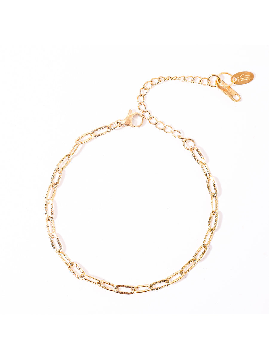 Golden Charm Chain Bracelet