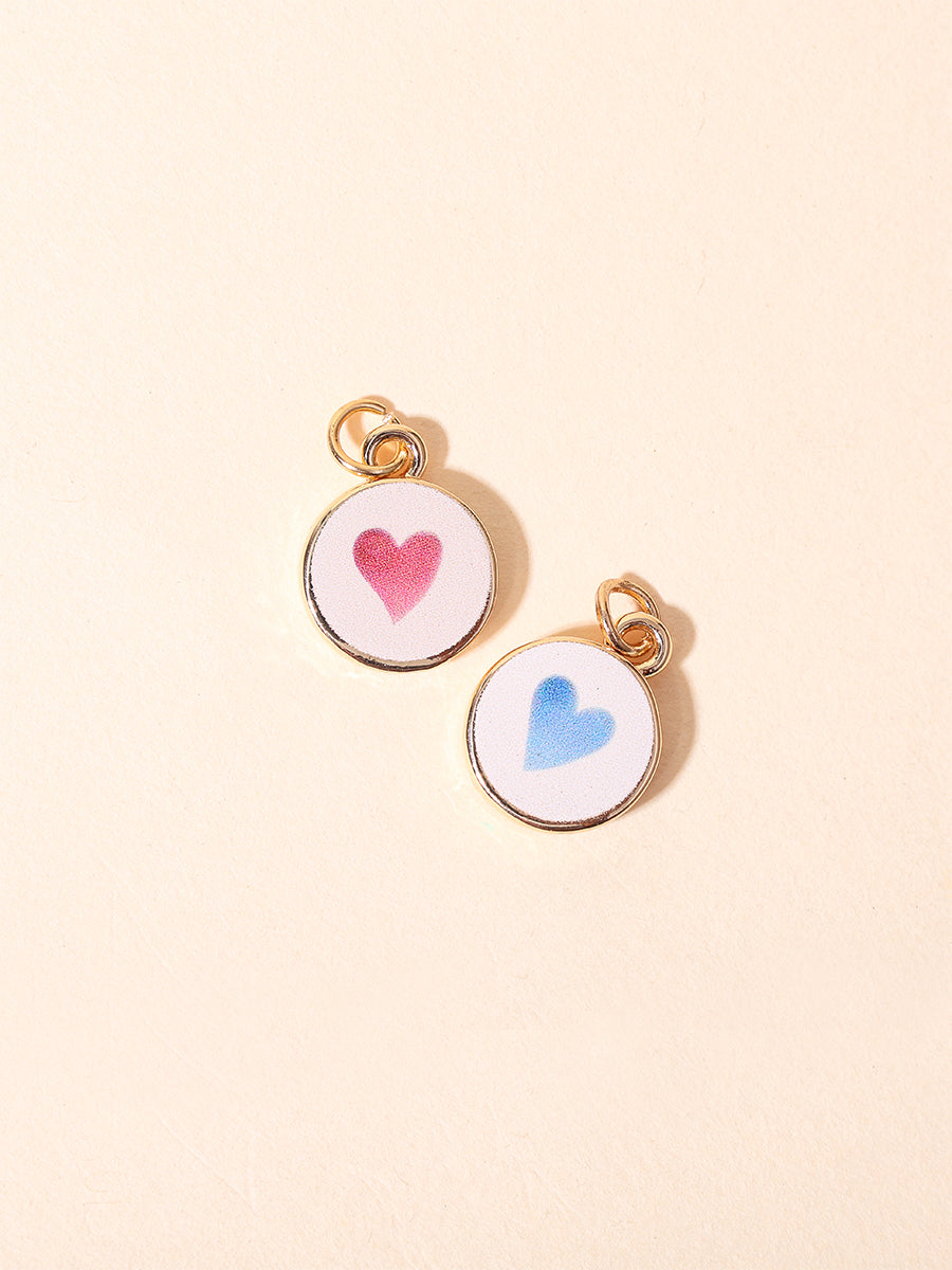 Blue Heart Charm