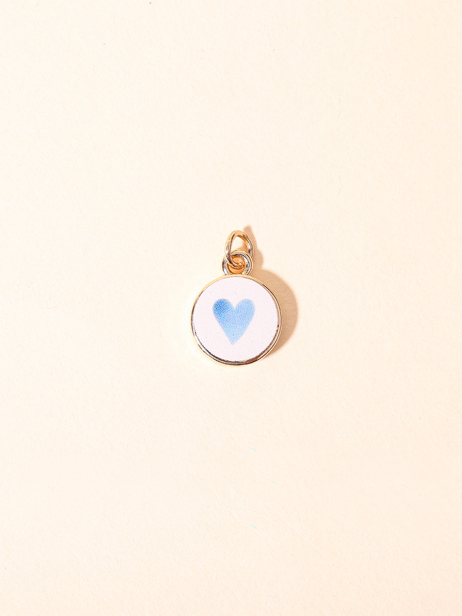 Blue Heart Charm