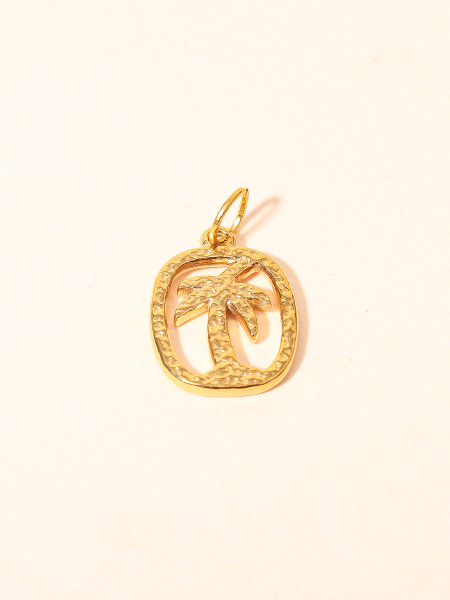 Golden Palm Charm