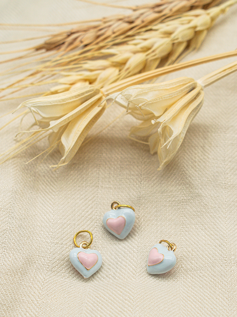 Blush Heart Charm
